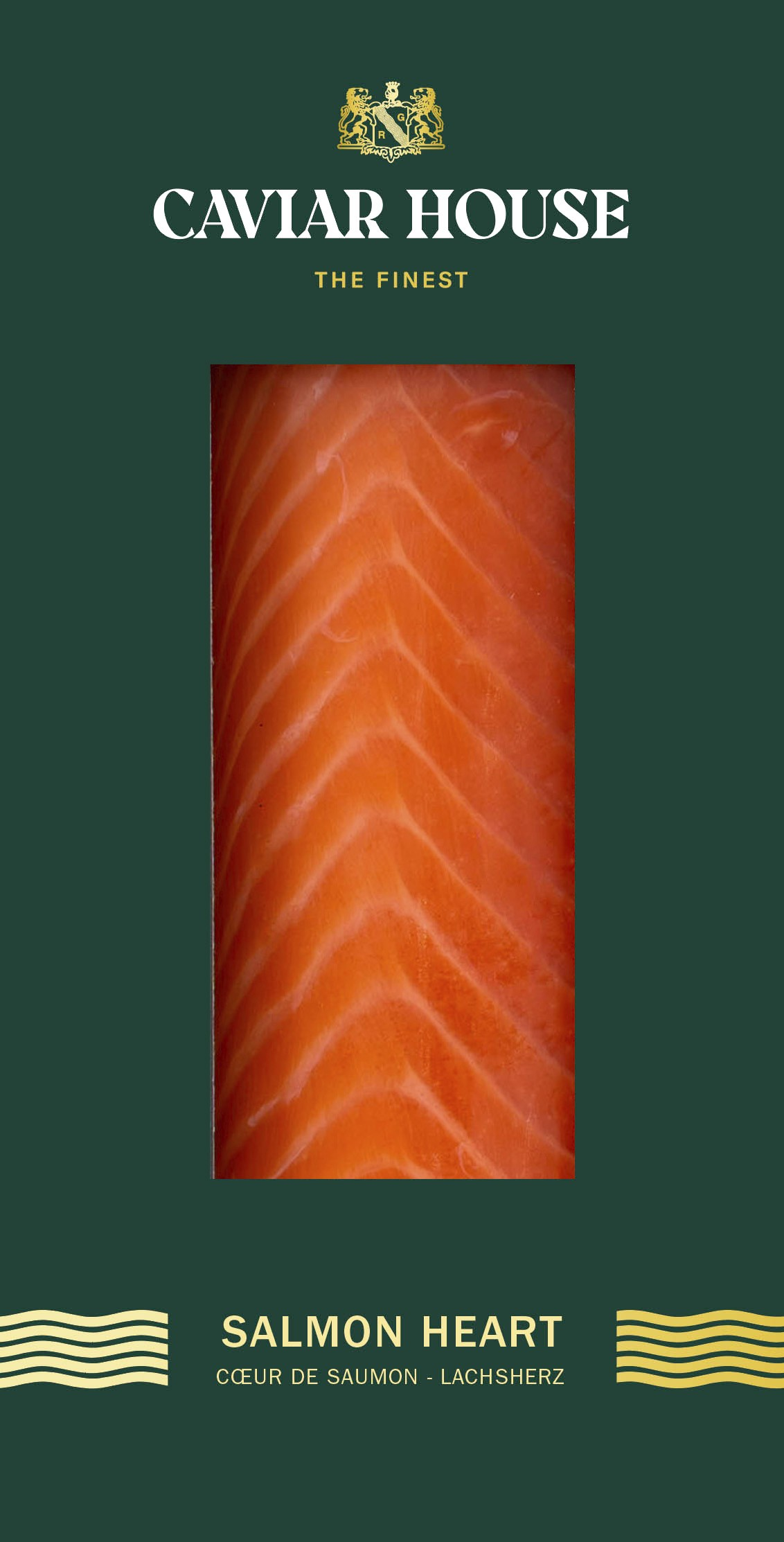 Smoked Salmon fillet heart 300g Scotland (UK only)