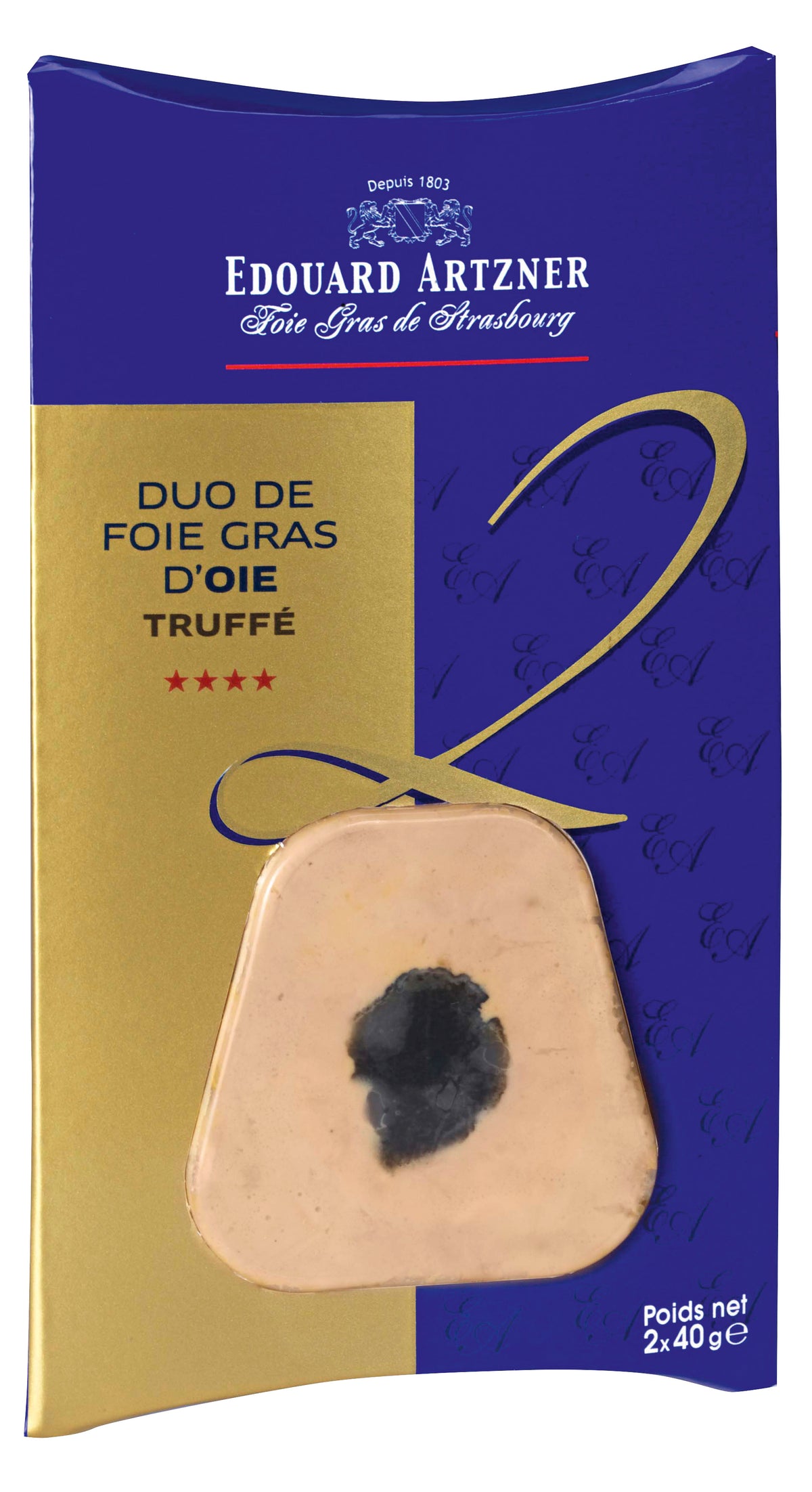Duo  Foie Gras Gänseleber mit 3% Trüffel (2x40g)