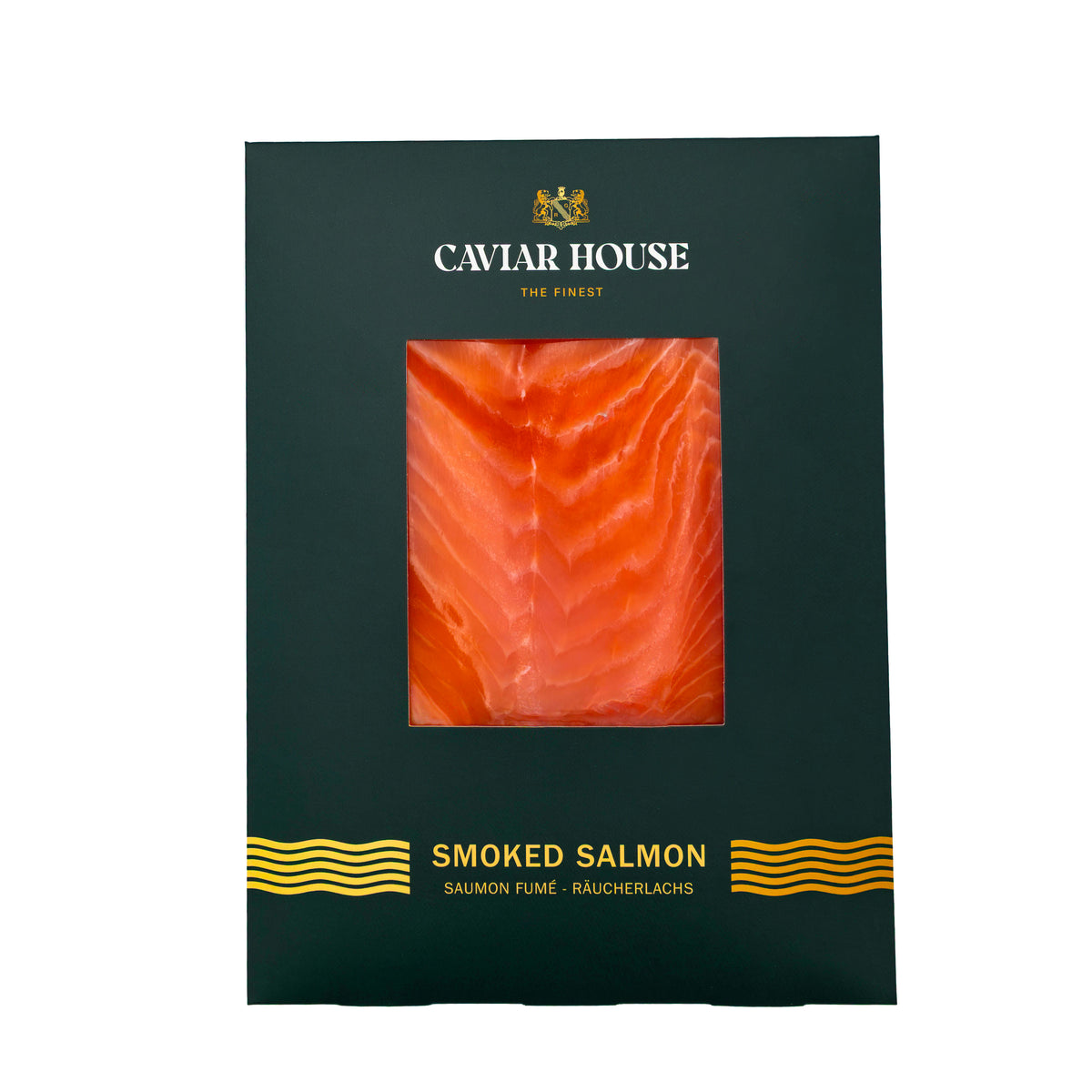 4-slice plate smoked salmon, 160g Norway (DE + CH)