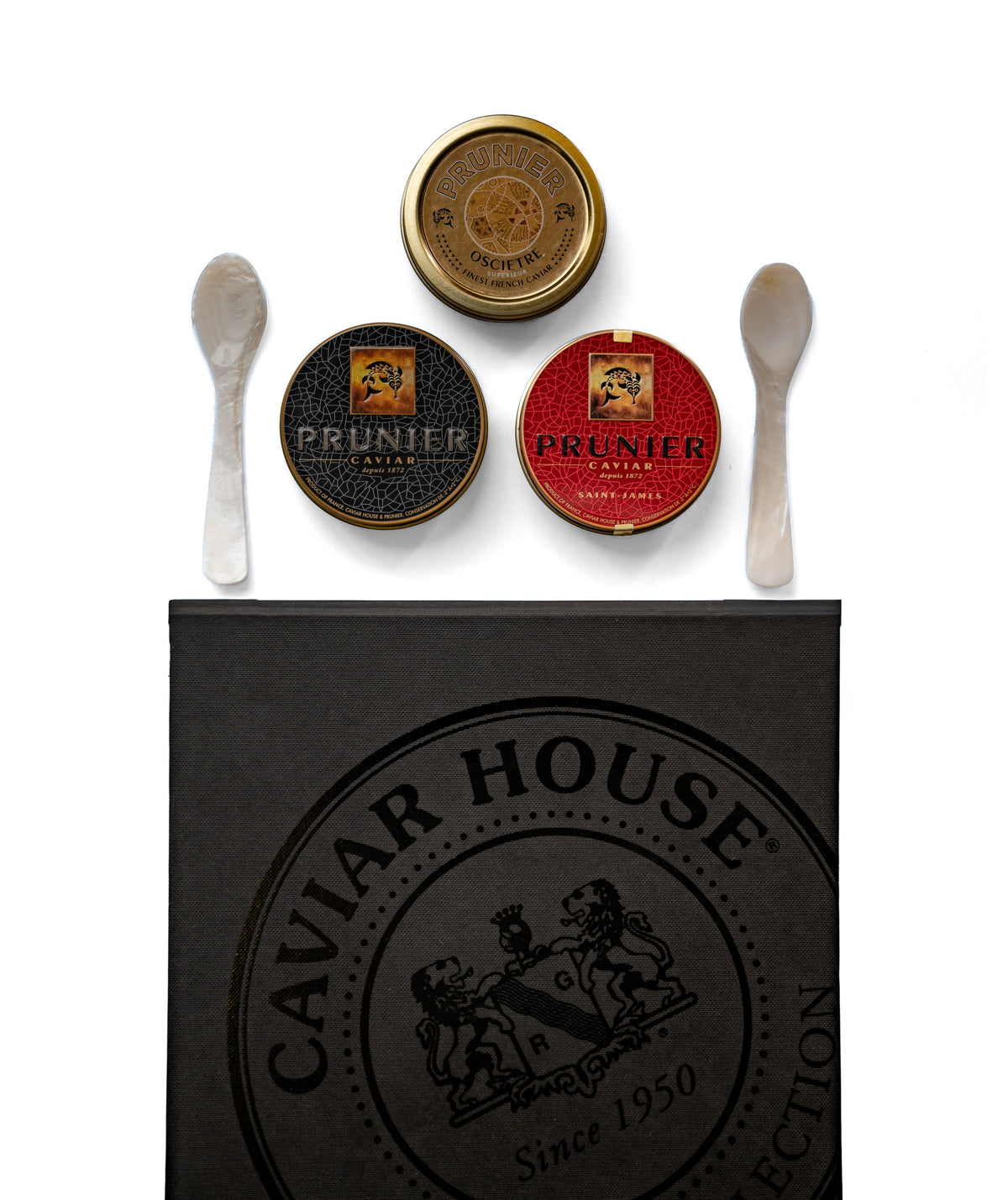 The Taste of Prunier gift set (3 x 30 g)