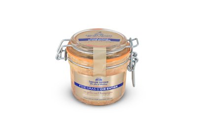 Whole goose liver with champagne jelly - 180g