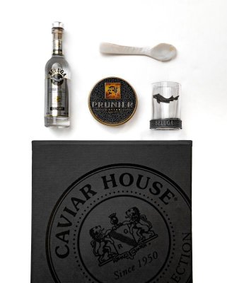 Le coffret de dégustation à la russe (Vodka & caviar 30 g)